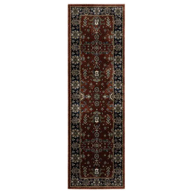 Oriental Weavers Sphinx Vivian VI05X Navy Rugs - runner