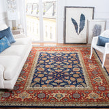 Safavieh Royalty 10'-0" x 14'-0" Rug in Navy / Rust