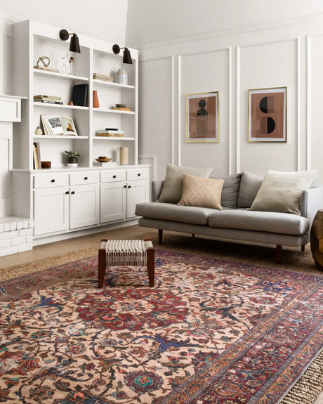 Loloi Loren Lq-11 Sand / Multi Rugs - room scene 1