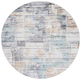 Safavieh Bel Air 6'-7" x 6'-7" Rug in Dark Grey / Gold