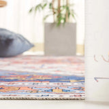 Safavieh Arizona 4'-0" x 6'-0" Rug in Rust / Navy