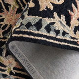 Safavieh Aubusson 4'-0" x 6'-0" Rug in Black / Ivory