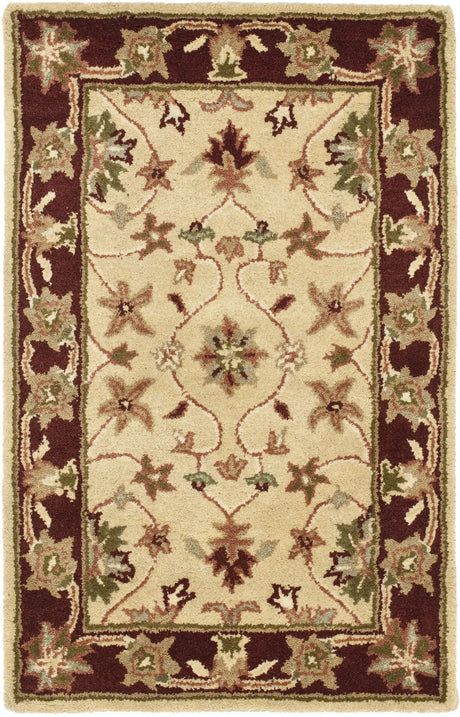 Safavieh Heritage 2'-0" x 3'-0" Rug in Ivory / Red