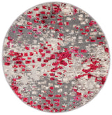 Safavieh Madison 3'-0" x 3'-0" Rug in Grey / Red