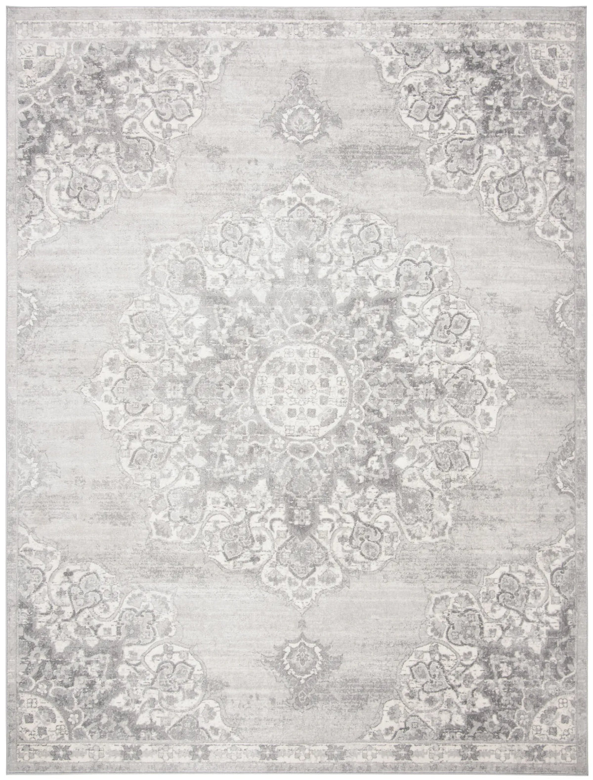 Safavieh Brentwood 10'-0" x 13'-0" Rug in Grey / Ivory