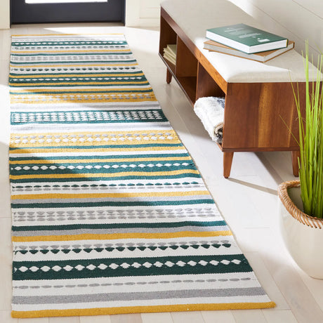 Safavieh Montauk 2'-3" x 9'-0" Rug in Yellow / Ivory