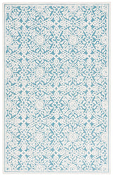 Safavieh Metro 4'-0" x 6'-0" Rug in Teal / Ivory