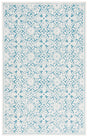 Safavieh Metro 4'-0" x 6'-0" Rug in Teal / Ivory
