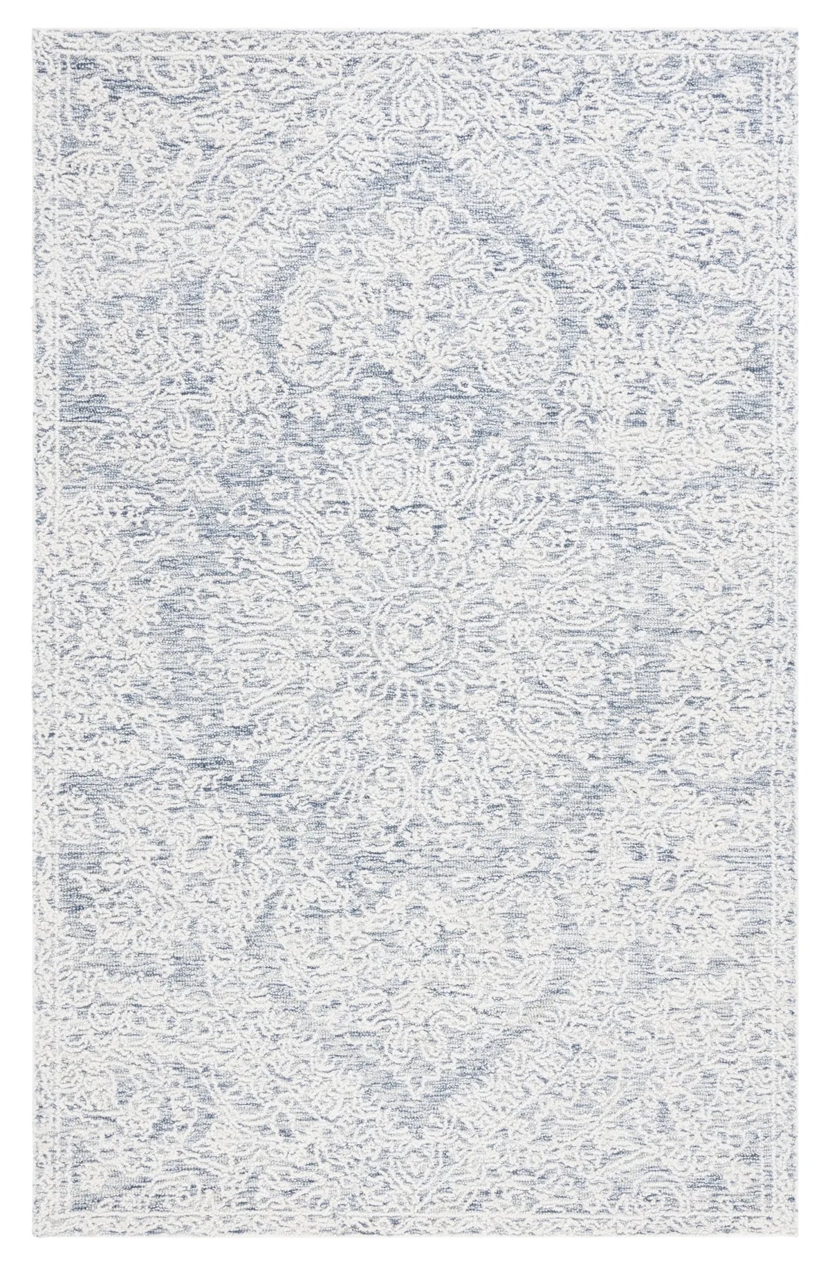 Safavieh Ebony 4'-0" x 6'-0" Rug in Grey / Ivory