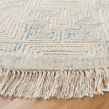 Safavieh Ikat 6'-0" x 6'-0" Rug in Ivory / Grey