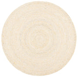 Safavieh Braided 5'-0" x 5'-0" Rug in Gold / Ivory
