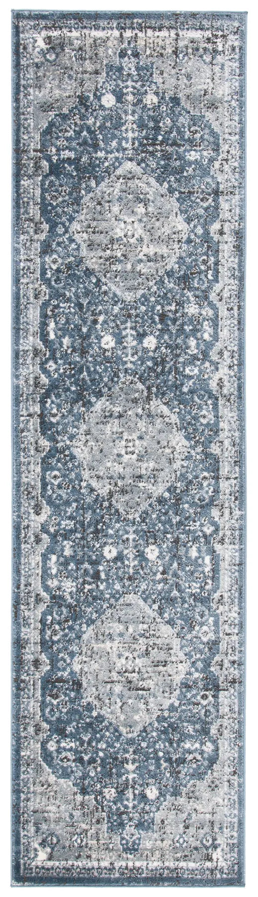 Safavieh Martha Stewart 2'-2" x 10'-0" Rug in Navy / Ivory