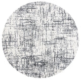 Safavieh Hudson Shag 7'-0" x 7'-0" Rug in Ivory / Dark Grey