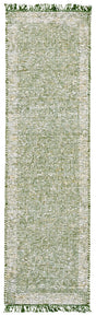 Safavieh Natura 2'-3" x 8'-0" Rug in Green / Ivory