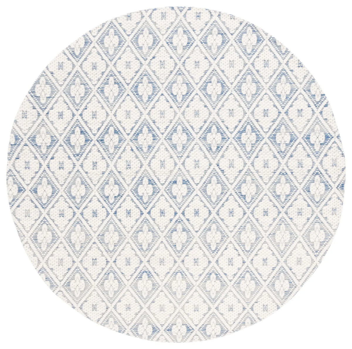 Safavieh Marbella 6'-0" x 6'-0" Rug in Blue / Ivory