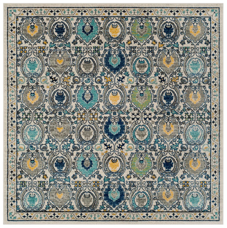 Safavieh Evoke 6'-7" x 6'-7" Rug in Ivory / Grey