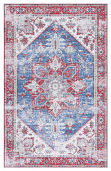 Safavieh Tucson 4'-0" x 6'-0" Rug in Blue / Red