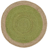 Safavieh Natural Fiber 3'-0" x 3'-0" Rug in Green / Natural