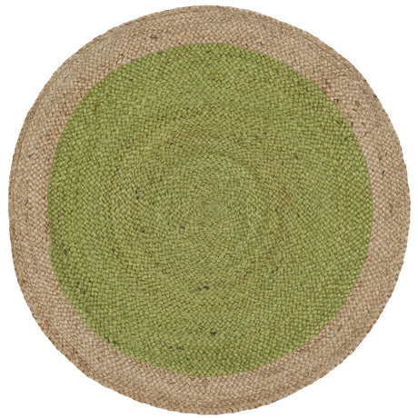 Safavieh Natural Fiber 3'-0" x 3'-0" Rug in Green / Natural