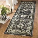 Safavieh Vintage Hamadan 2'-3" x 8'-0" Rug in Dark Grey / Ivory