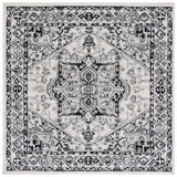 Safavieh Tulum 6'-7" x 6'-7" Rug in Ivory / Black