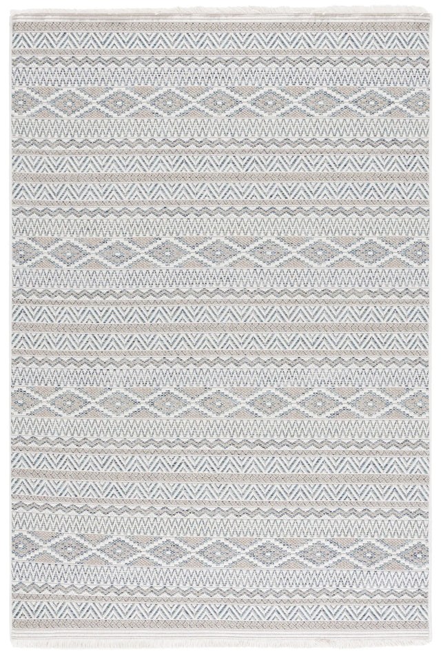 Safavieh Wicker 4'-0" x 6'-0" Rug in Aqua / Beige