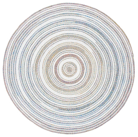 Safavieh Cape Cod 5'-0" x 5'-0" Rug in Ivory / Pink