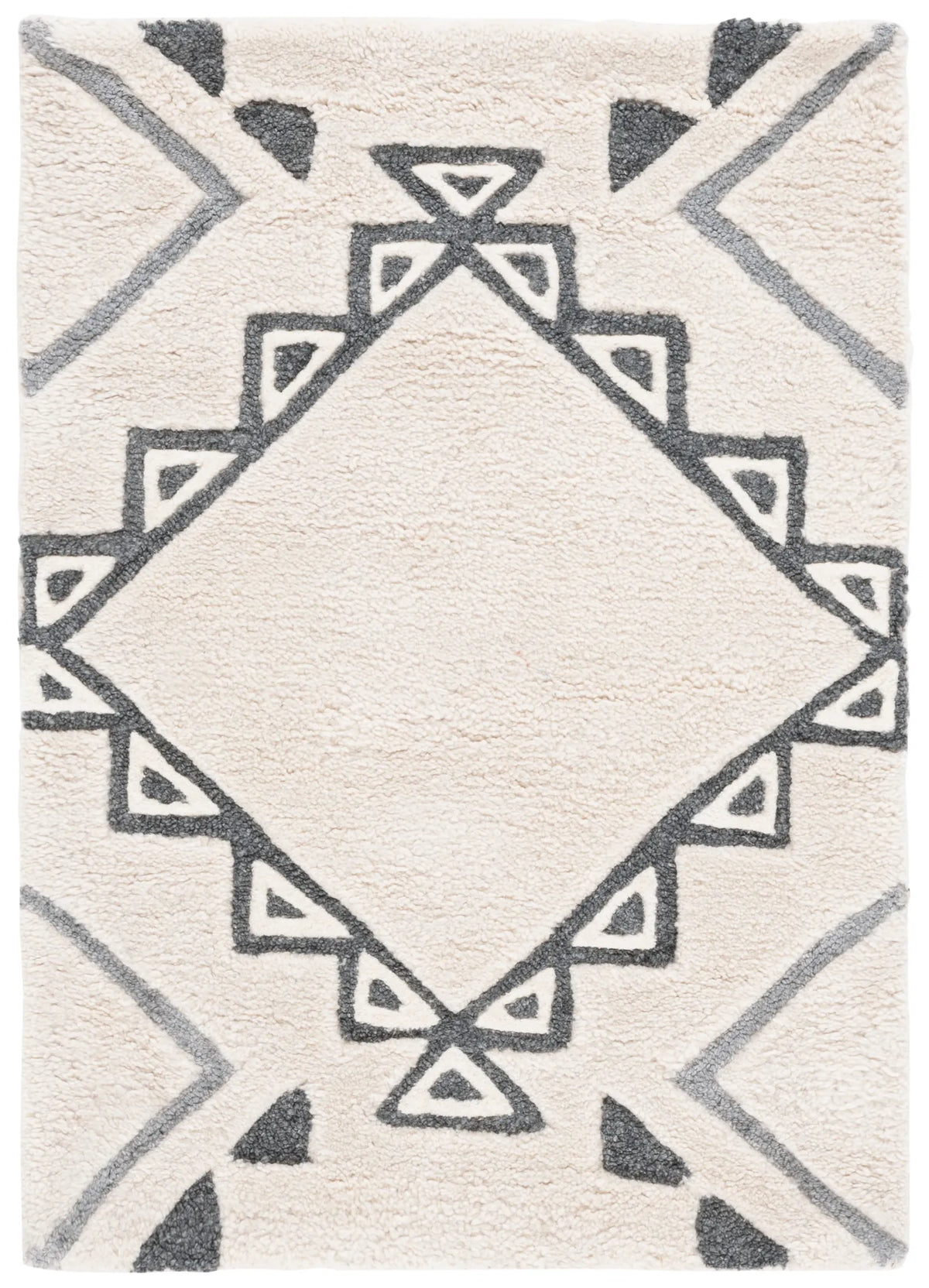 Safavieh Casablanca 2'-0" x 3'-0" Rug in Ivory / Grey