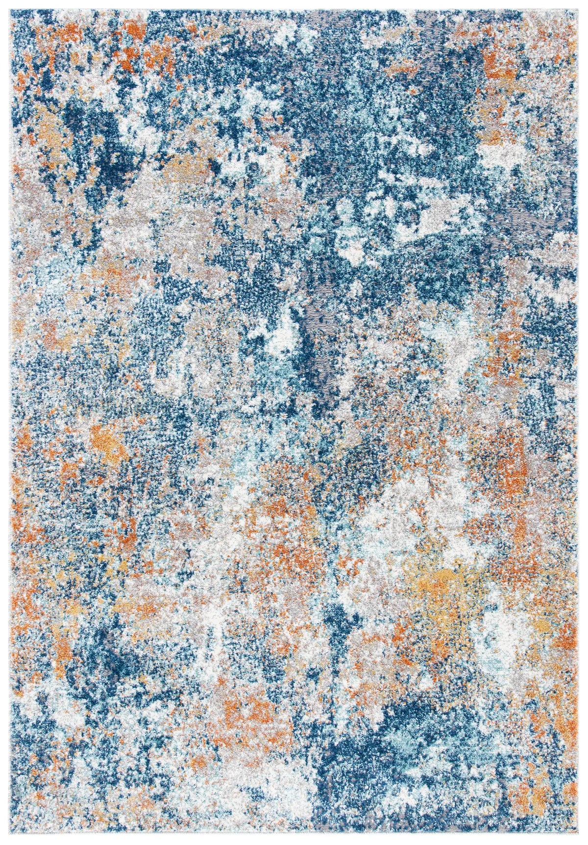 Safavieh Aston 4'-0" x 6'-0" Rug in Navy / Gold