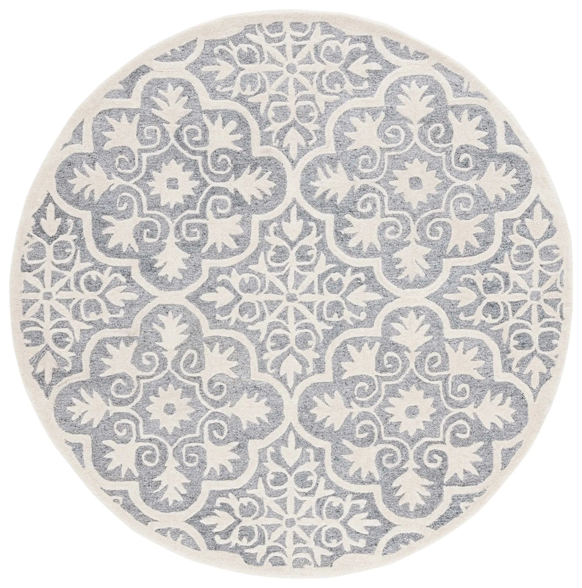 Safavieh Metro 6'-0" x 6'-0" Rug in Light Blue / Ivory