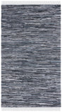 Safavieh Montauk 4'-0" x 6'-0" Rug in Grey / Black