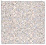 Safavieh Trace 6'-0" x 6'-0" Rug in Beige / Silver
