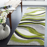 Safavieh Hollywood 2'-3" x 10'-0" Rug in Grey / Green