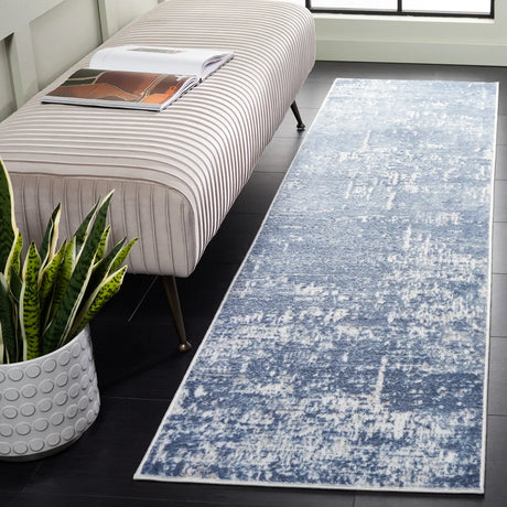 Safavieh Amelia 700 2'-2" x 10'-0" Rug in Ivory / Steel Blue