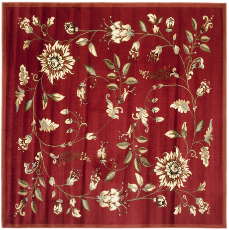 Safavieh Lyndhurst 6'-7" x 6'-7" Rug in Red / Multi