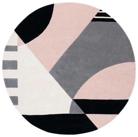 Safavieh Rodeo Drive 6'-0" x 6'-0" Rug in Pink / Ivory
