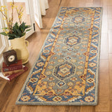 Safavieh Antiquity 2'-3" x 8'-0" Rug in Blue / Gold