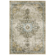 Oriental Weavers Sphinx Venice 1104W Grey/ Blue Rugs - main flat