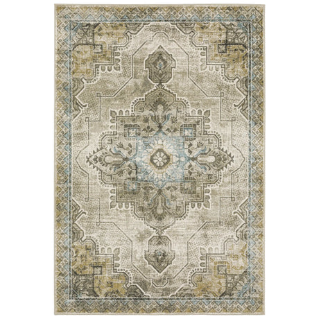 Oriental Weavers Sphinx Venice 1104W Grey/ Blue Rugs - main flat
