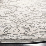 Safavieh Reflection 6'-7" x 6'-7" Rug in Dark Grey / Cream