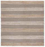 Safavieh Natural Fiber 6'-6" x 6'-6" Rug in Grey / Natural