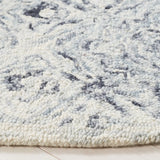 Safavieh Micro-Loop 5'-0" x 5'-0" Rug in Grey / Beige