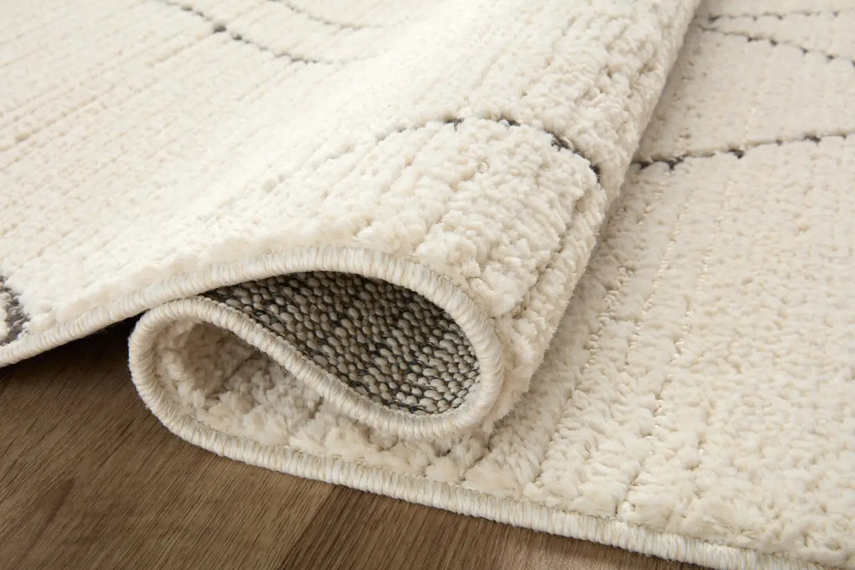 Loloi Fabian Fab-02 Ivory/Charcoal Rug - pile height