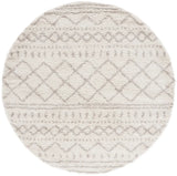 Safavieh Arizona Shag 6'-7" x 6'-7" Rug in Ivory / Beige