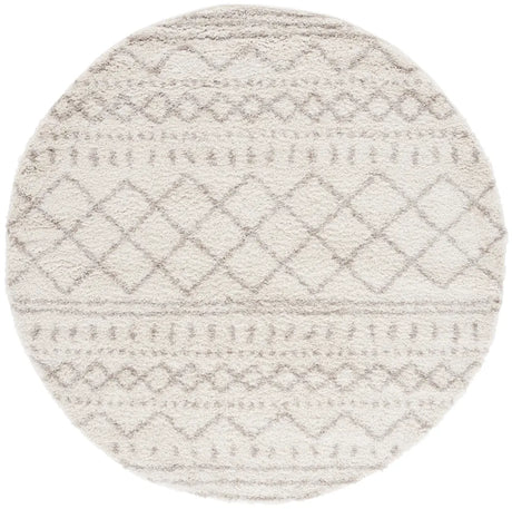 Safavieh Arizona Shag 6'-7" x 6'-7" Rug in Ivory / Beige
