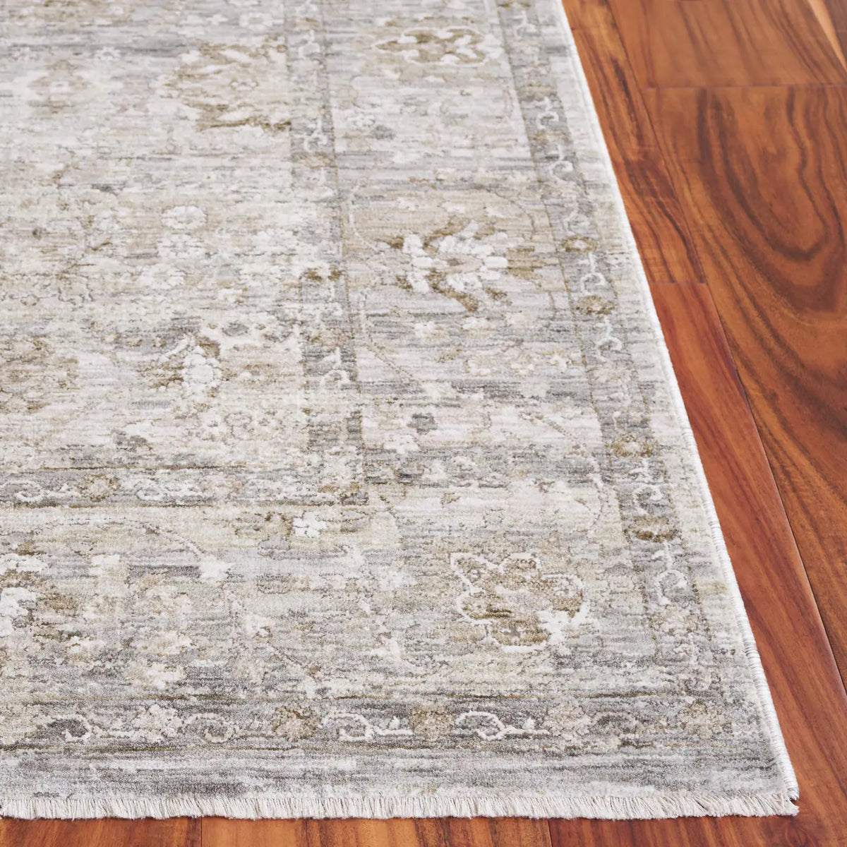 Safavieh Mason 100 4'-0" x 6'-0" Rug in Beige / Dark Grey