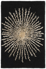 Safavieh Soho 2'-0" x 3'-0" Rug in Black / Beige