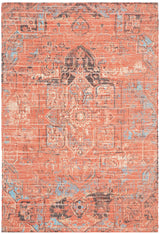Safavieh Saffron 4'-0" x 6'-0" Rug in Rust / Blue