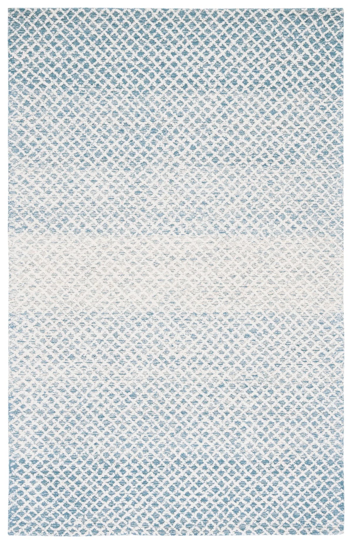 Safavieh Micro-Loop 4'-0" x 6'-0" Rug in Blue / Ivory
