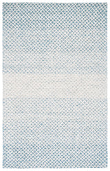 Safavieh Micro-Loop 4'-0" x 6'-0" Rug in Blue / Ivory